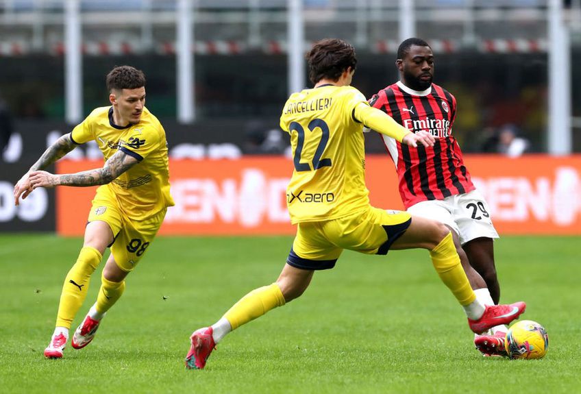 Dennis Man, în Milan - Parma/ foto Imago Images