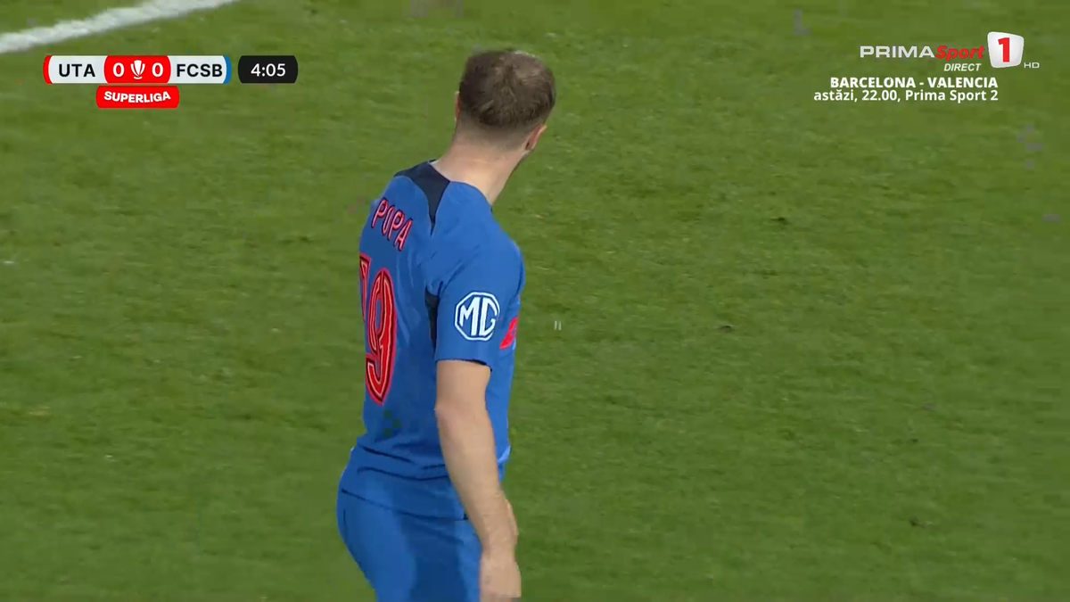 Ratare IMENSĂ în UTA - FCSB! » Fotbalistul campioanei s-a făcut de râs dintr-o poziție excelentă