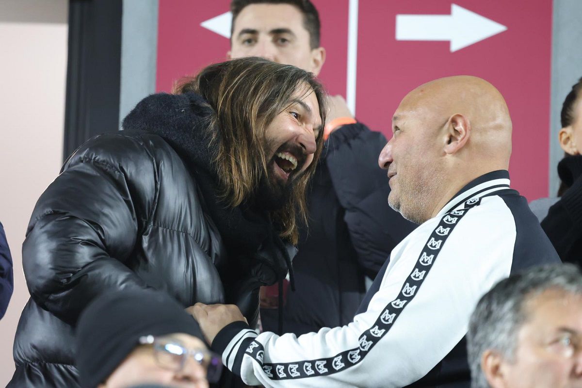 Dan Alexa și Gigi „Corsicanu” la Rapid - Universitatea Craiova