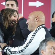 Dan Alexa, glume cu Gigi „Corsicanu” la Rapid - Universitatea Craiova. Foto: Ionuț Iordache, GSP