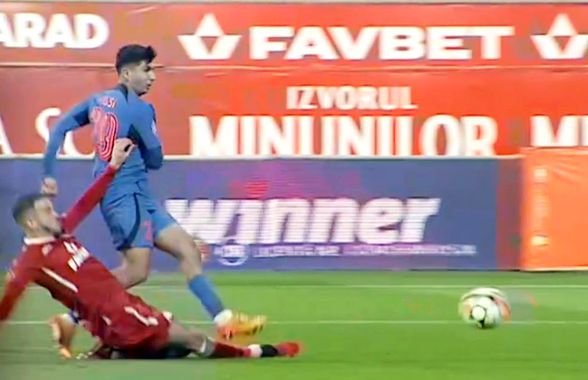 Penalty inventat pentru FCSB cu UTA! Expertul în arbitraj: „O rușine! Contact normal, întâmplător”