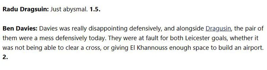 Radu Drăgușin, tăvălit în presa engleză: „Pur și simplu, îngrozitor!” » Note începând cu 1,5!