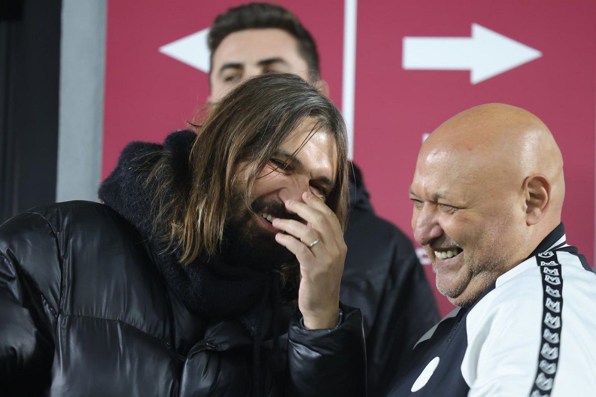 Dan Alexa și Gigi „Corsicanu” la Rapid - Universitatea Craiova