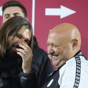 Dan Alexa, glume cu Gigi „Corsicanu” la Rapid - Universitatea Craiova. Foto: Ionuț Iordache, GSP