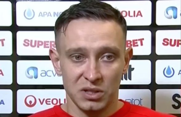 „Sper să nu spun prostii” » Jucătorul lui Rednic a făcut iureș la microfon: „Mamă, parcă avea ochi de vultur!”