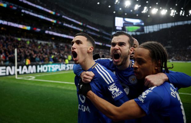 Tottenham - Leicester 1-2 » Coșmarul continuă pentru echipa lui Drăgușin în Premier League, iar zilele lui Postecoglou sunt numărate
