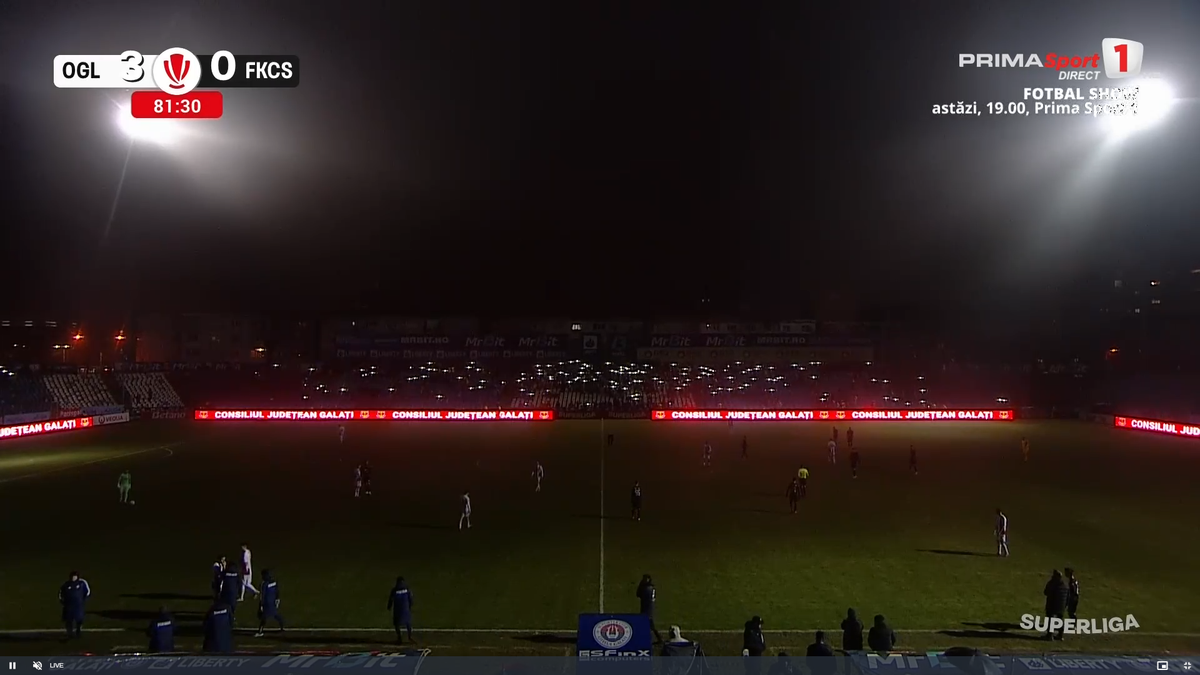 A picat nocturna în Oțelul - Csikszereda