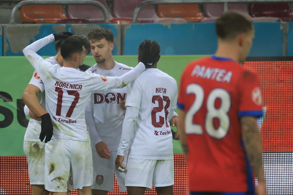 Cum a întors-o CFR Cluj pe FCSB: „scărița” care a amuțit Arena Națională