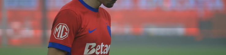 Darius Olaru, în FCSB - CFR Cluj, 25 ianuarie 2026. Foto: Ionuț Iordache (GSP)