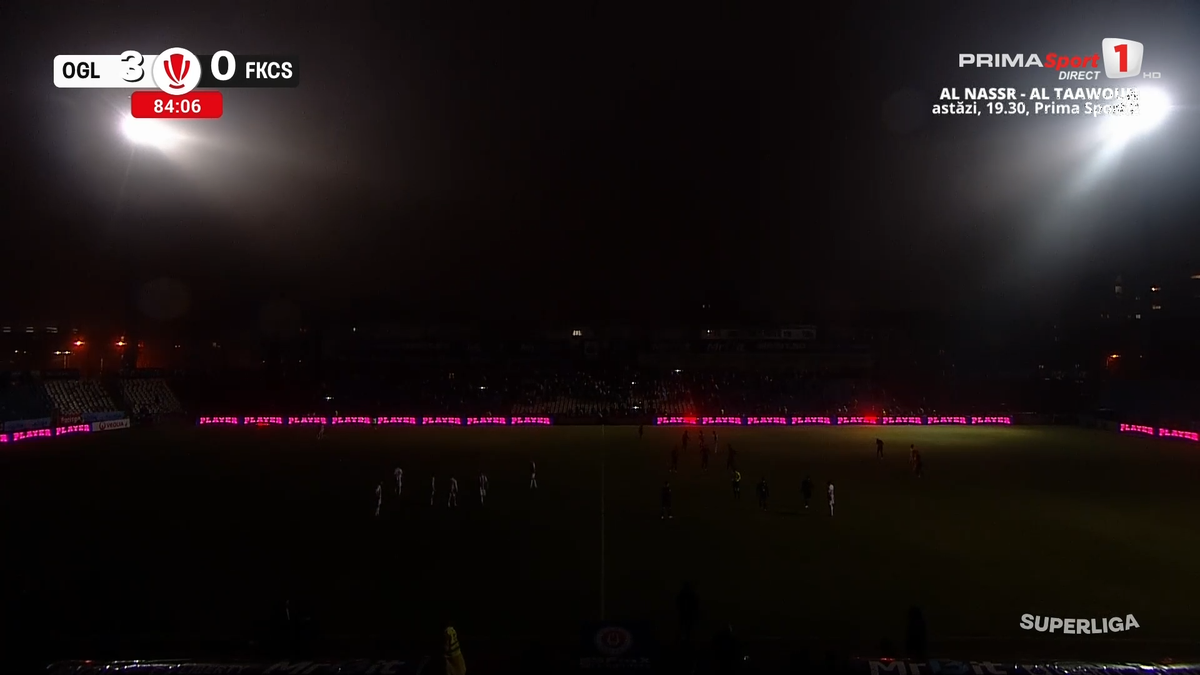 A picat nocturna în Oțelul - Csikszereda