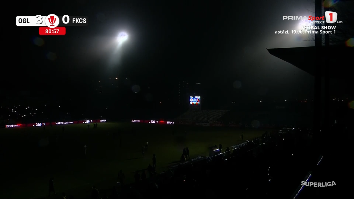 A picat nocturna în Oțelul - Csikszereda