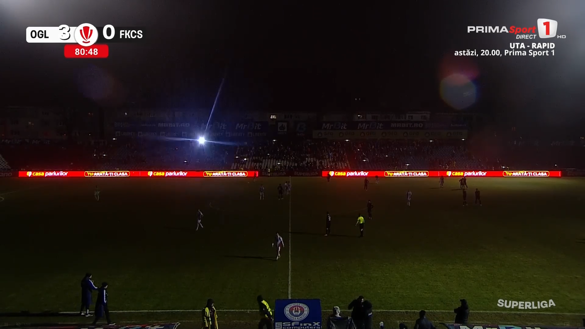 A picat nocturna în Oțelul - Csikszereda