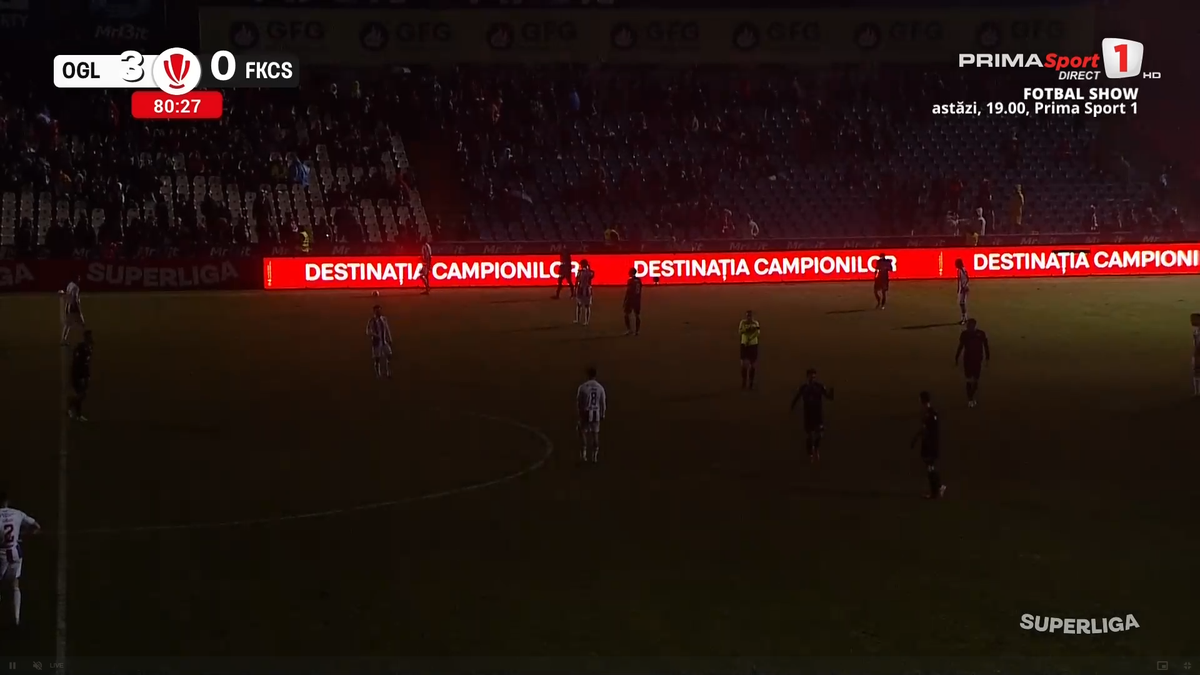 A picat nocturna în Oțelul - Csikszereda