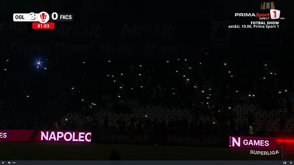 A picat nocturna în Oțelul - Csikszereda