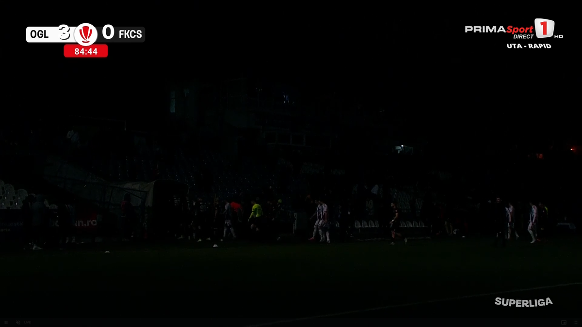 A picat nocturna în Oțelul - Csikszereda