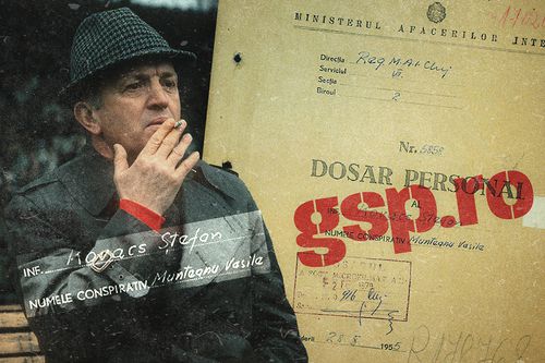 Ștefan Kovacs are în Arhivele Securității un dosar de rețea de 31 de pagini. Foto: montaj GSP