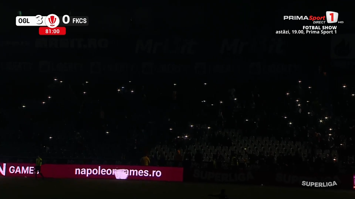 A picat nocturna în Oțelul - Csikszereda