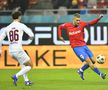 Viktor Kun vs Daniel Bîrligea, în FCSB - CFR Cluj, 25 ianuarie 2026. Foto: Cristi Preda (GSP)