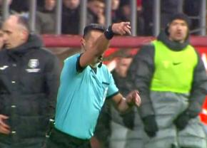 Rapid a egalat la Arad dintr-un penalty contestat de UTA » Verdictul specialistului