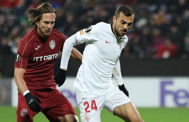 SEVILLA - CFR CLUJ // Joan Jordan, pregătit de partida împotriva campioanei României: „Trofeul Europa League e sinonim cu echipa noastră”