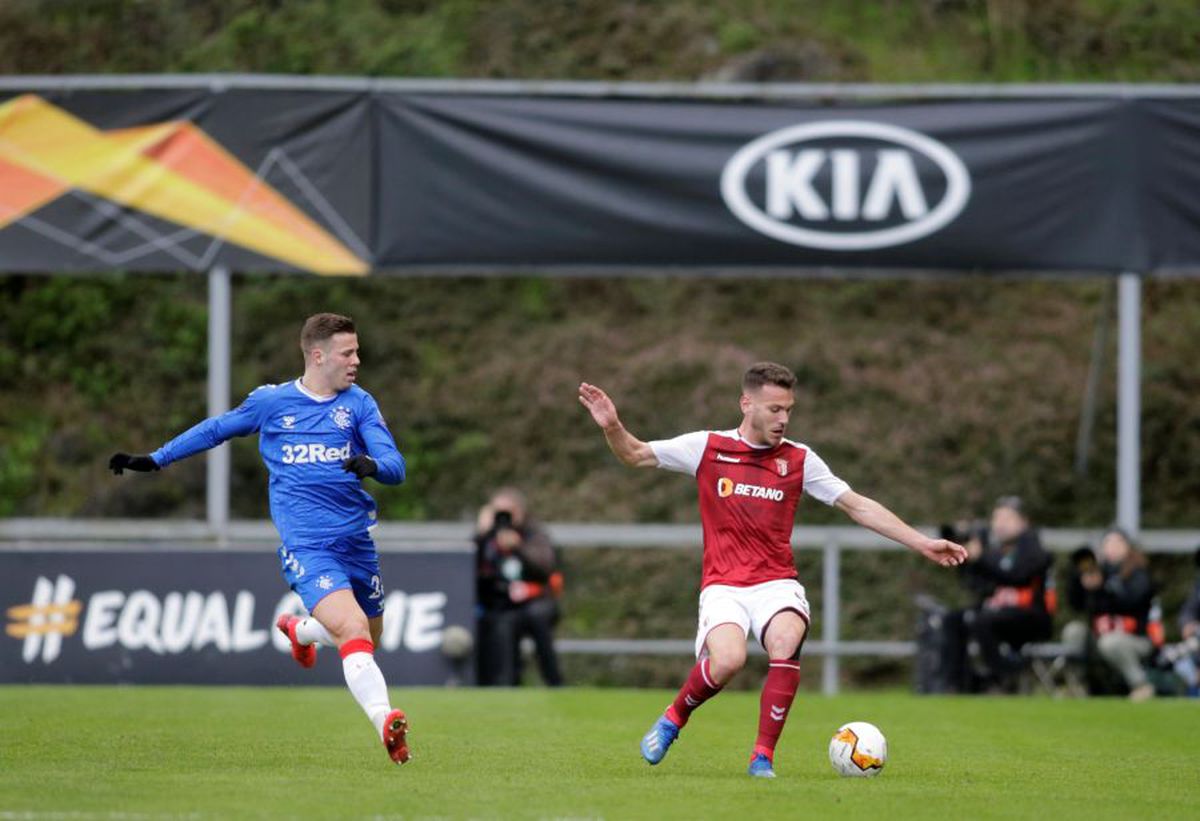 BRAGA - RANGERS 0-1 // VIDEO + FOTO » Rangers s-a calificat în optimile Europa League! Ianis Hagi, decisiv la gol