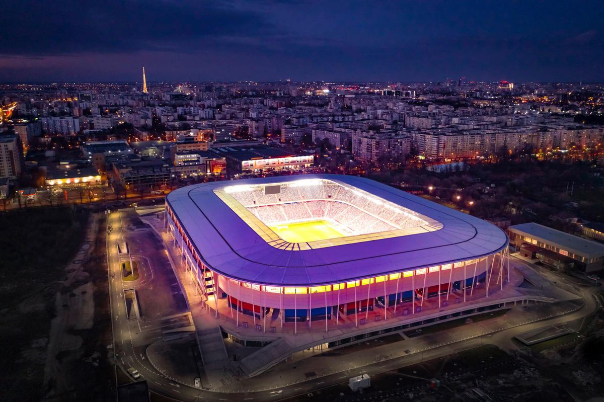 Ultimul retuș la arena din Ghencea » Imagine strălucitoare pentru steliști