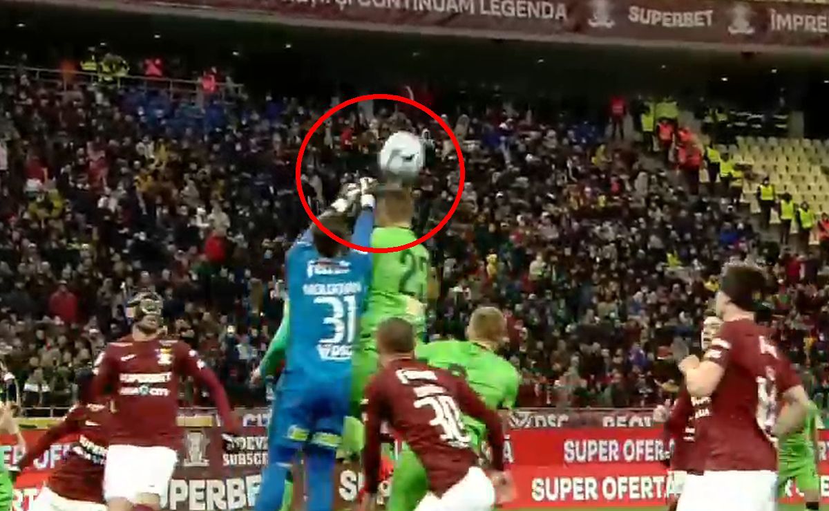 Dinamo a cerut penalty în minutul 32 al meciului cu Rapid! Ce arată reluările