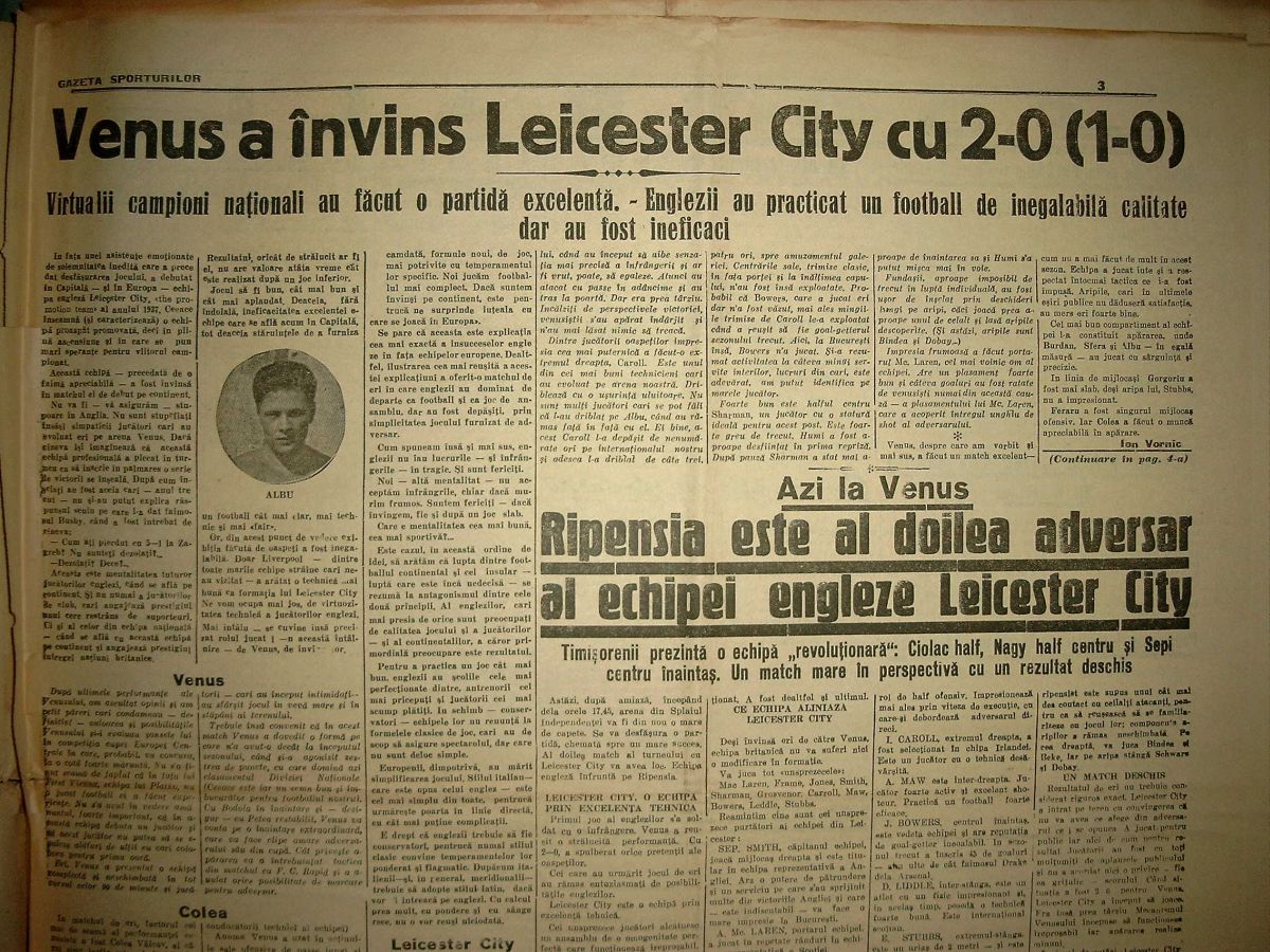 110 ani de la nașterea lui Bodola » Povestea transferului faraonic de la Oradea la Venus și un interviu fascinant cu cel mai mare atacant al anilor '30-'40