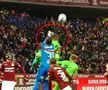 Dinamo a cerut penalty în minutul 32 al meciului cu Rapid! Ce arată reluările