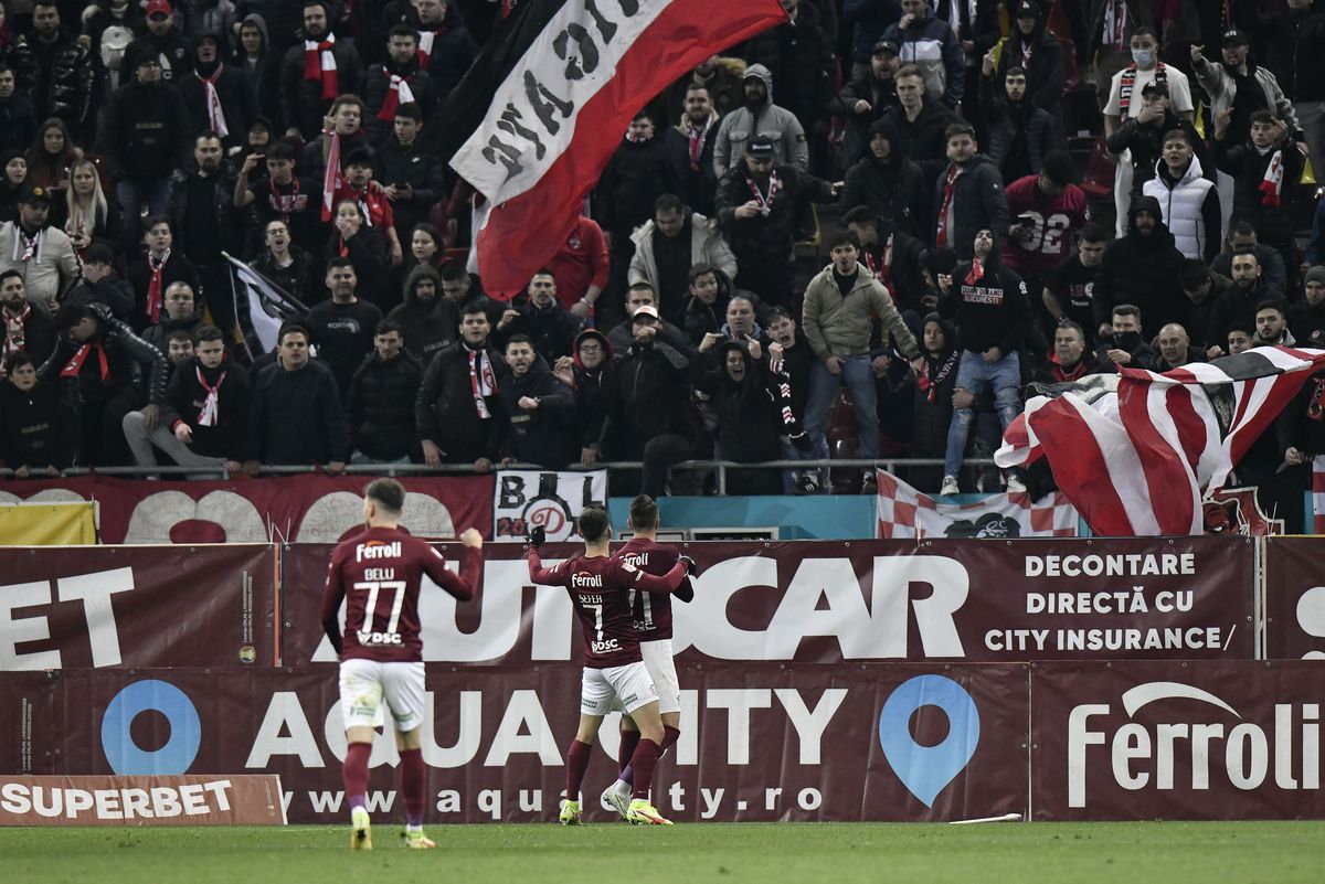 A venit nota de plată! Rapid, pedepsită dur după incidentele din partida cu Dinamo