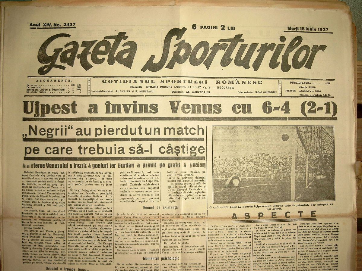 110 ani de la nașterea lui Bodola » Povestea transferului faraonic de la Oradea la Venus și un interviu fascinant cu cel mai mare atacant al anilor '30-'40