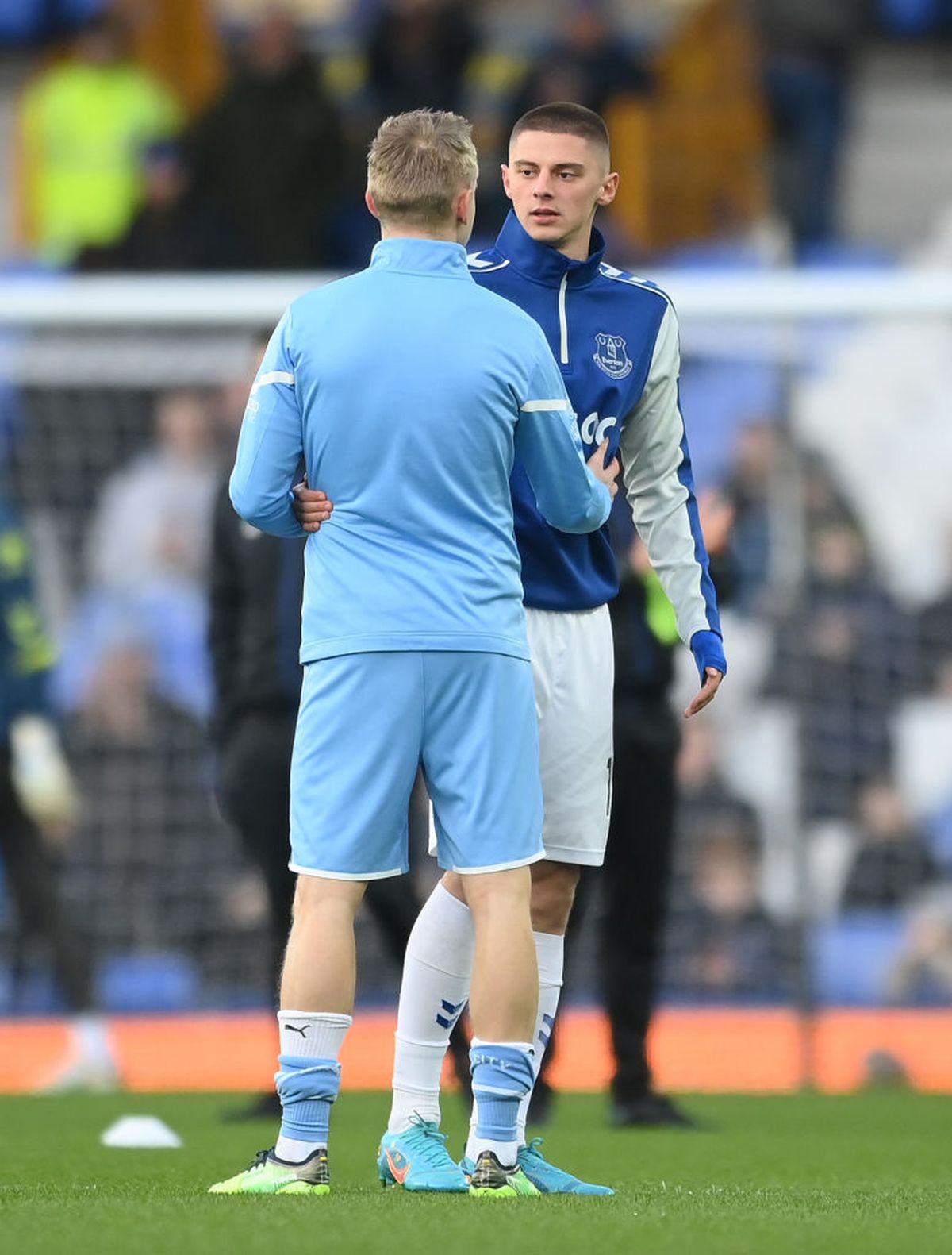 Imaginile zilei din sport vin de la Everton - Manchester City! Ucrainenii Zinchenko și Mykolenko, în lacrimi » Cum au apărut colegii lor pe gazon