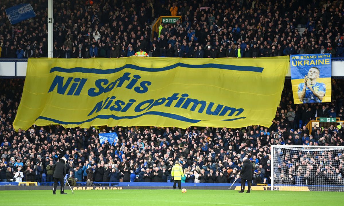 Everton - Manchester City, sprijin Ucraina / FOTO: GettyImages