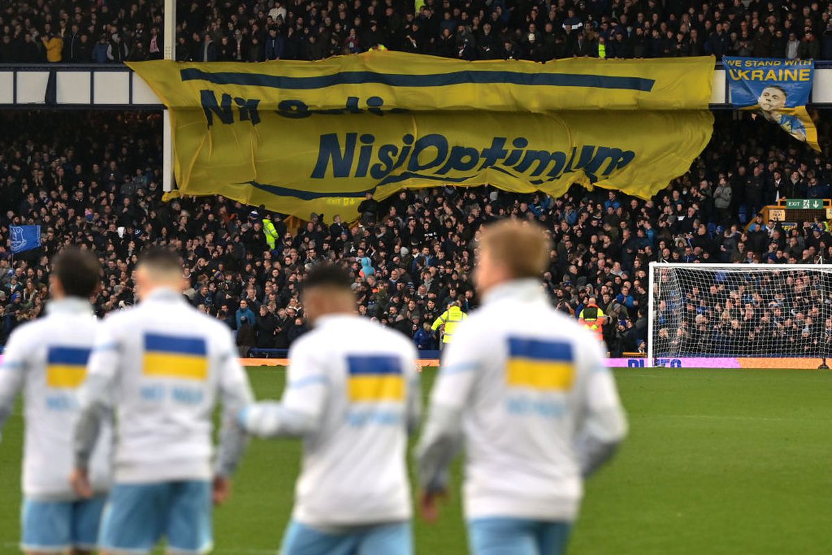 Everton - Manchester City, sprijin Ucraina / FOTO: GettyImages