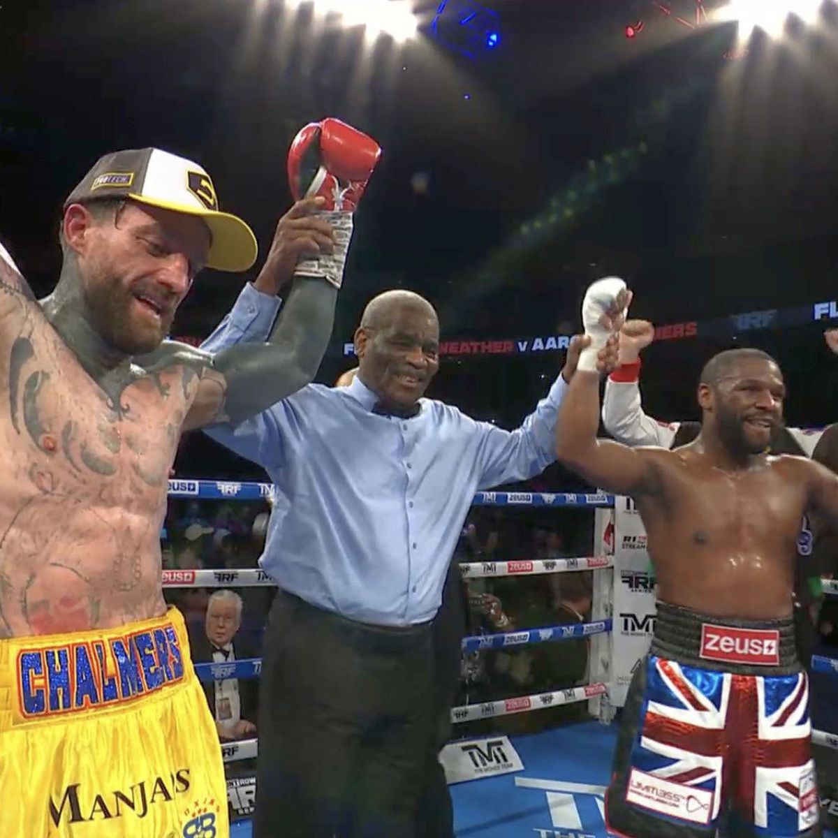 Meciul dintre Floyd Mayweather și Aaron Chalmers, desființat de fanii boxului: „O farsă! Cel mai urât lucru pe care l-am văzut vreodată în sport!”