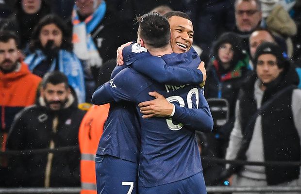 Messi și Mbappe, recital în derby-ul Marseille - PSG 3-0