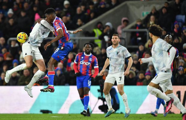 Liverpool, remiză pe terenul lui Crystal Palace, în runda #25 din Premier League