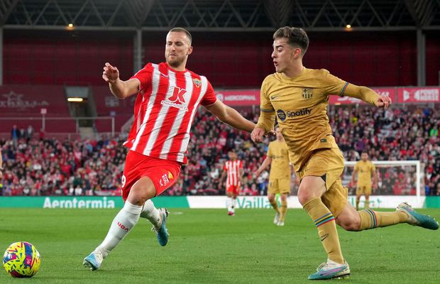 Barcelona pierde și cu Almeria, după ce a fost eliminată de United din Europa League » Clasamentul din La Liga