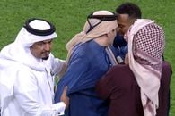 Scene incredibile în Qatar! Șeicul a intrat pe teren pentru a protesta