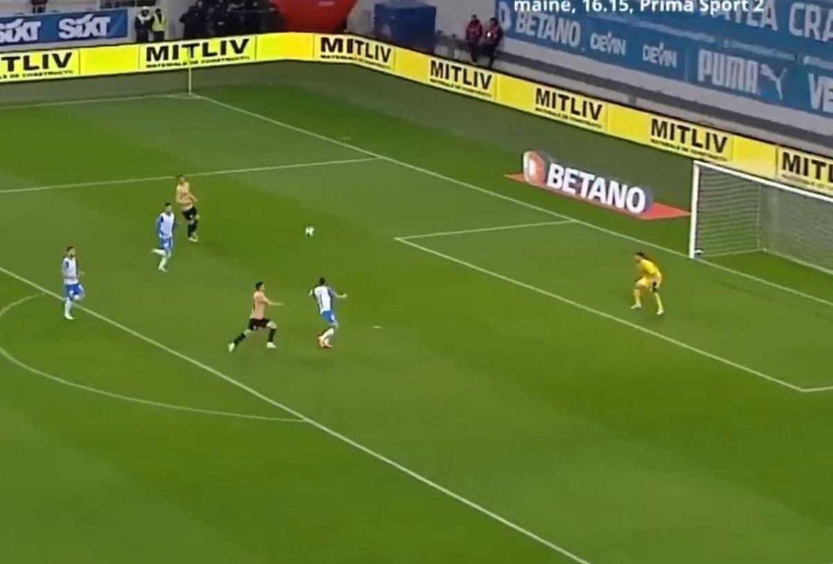 Anzor și Bancu, gafe de cascadorii râsului în Universitatea Craiova - FC Voluntari