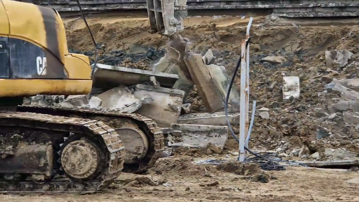 A început demolarea stadionului „Dan Păltinișanu”