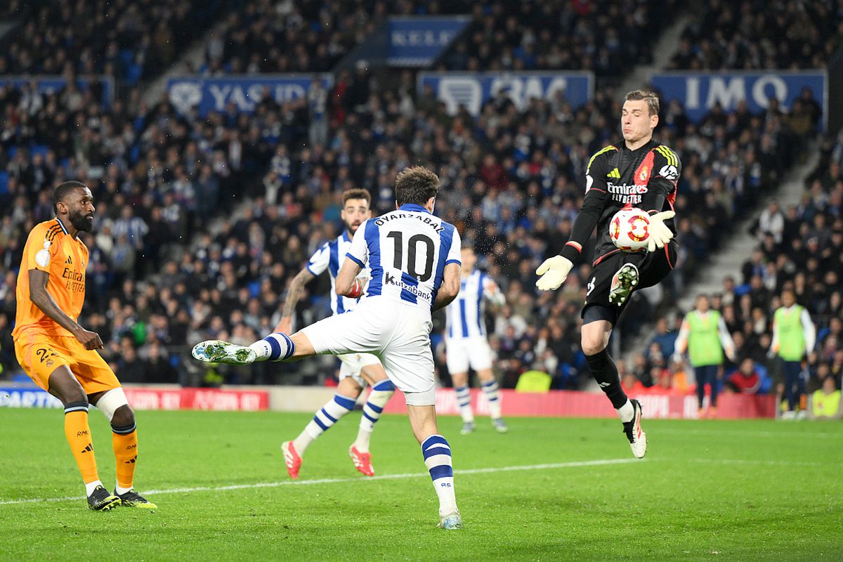 Real Sociedad - Real Madrid 0-1 » Avantaj blanco! Endrick duce Madridul cu un picior în finala Cupei