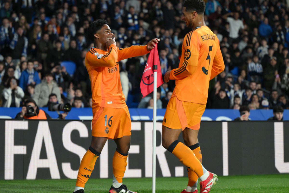 Real Sociedad - Real Madrid 0-1 » Avantaj blanco! Endrick duce Madridul cu un picior în finala Cupei