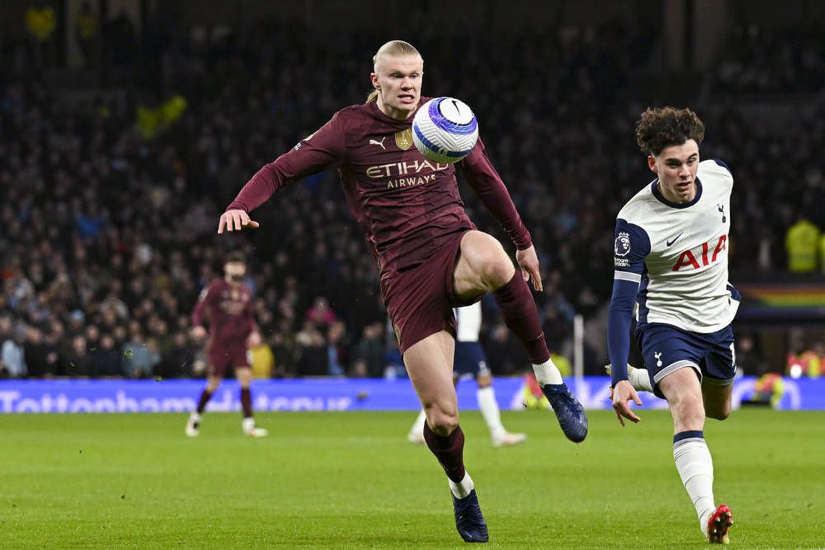 Manchester City a dominat în deplasarea cu Tottenham și a revenit în Top 4 din Premier League » Haaland a fost eroul „cetățenilor”
