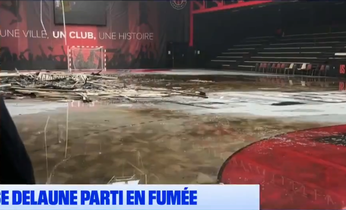 Sala legendarei echipe de handbal a luat foc: „Suntem în stare de șoc. Totul e distrus!” » Imaginile dezastrului