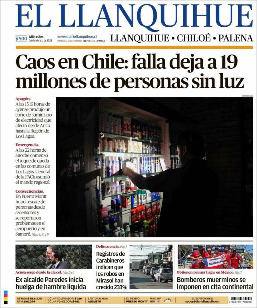 Jocul întrerupt la turneul ATP 250 din Chile din cauza unei căderi masive de curent, întinsă pe 20 ore