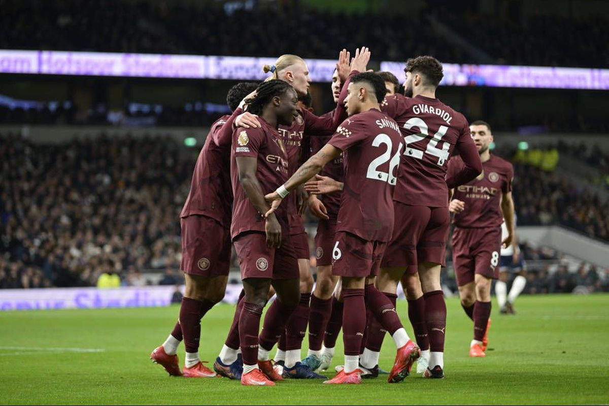 Manchester City a dominat în deplasarea cu Tottenham și a revenit în Top 4 din Premier League » Haaland a fost eroul „cetățenilor”