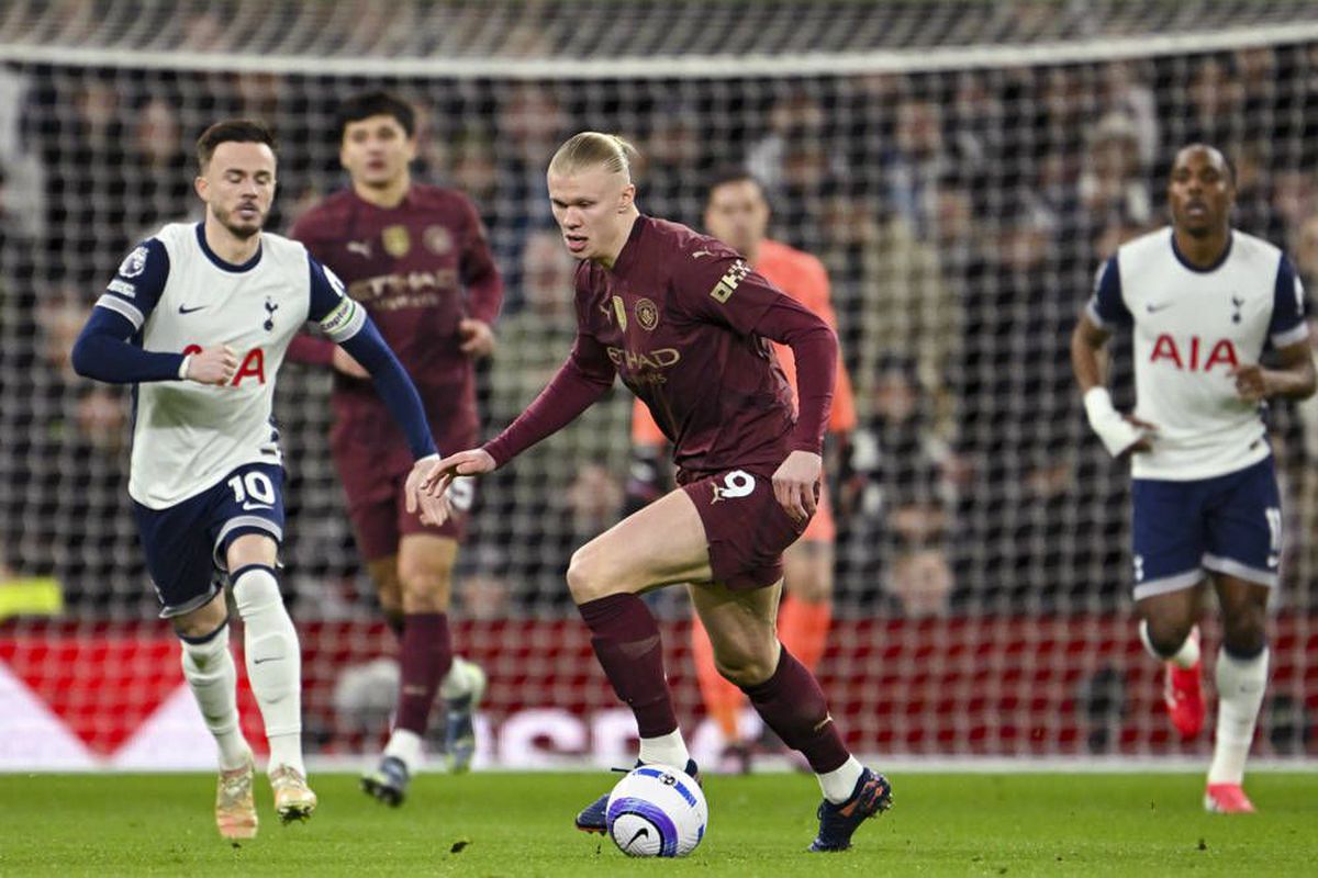 Manchester City a dominat în deplasarea cu Tottenham și a revenit în Top 4 din Premier League » Haaland a fost eroul „cetățenilor”