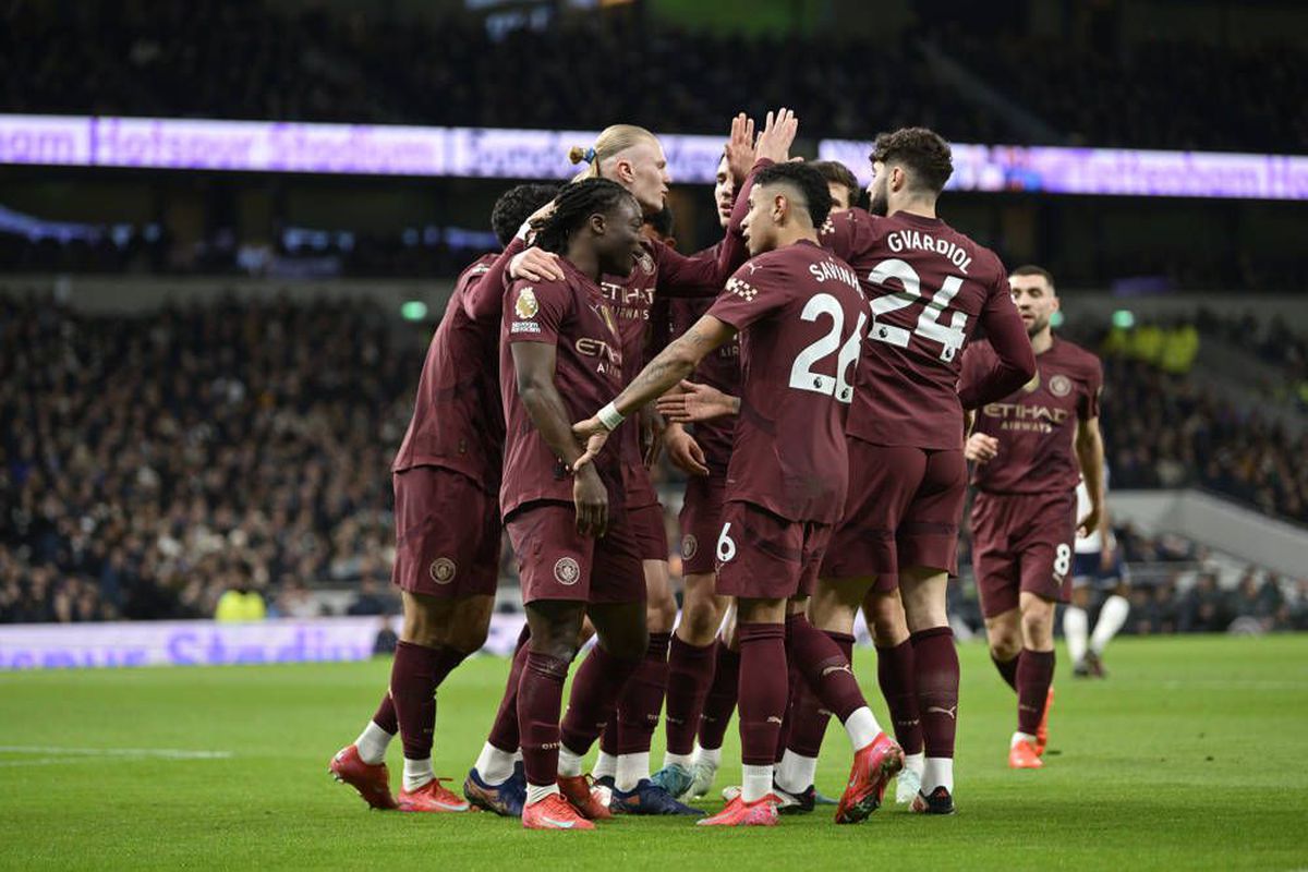 Manchester City a dominat în deplasarea cu Tottenham și a revenit în Top 4 din Premier League » Haaland a fost eroul „cetățenilor”