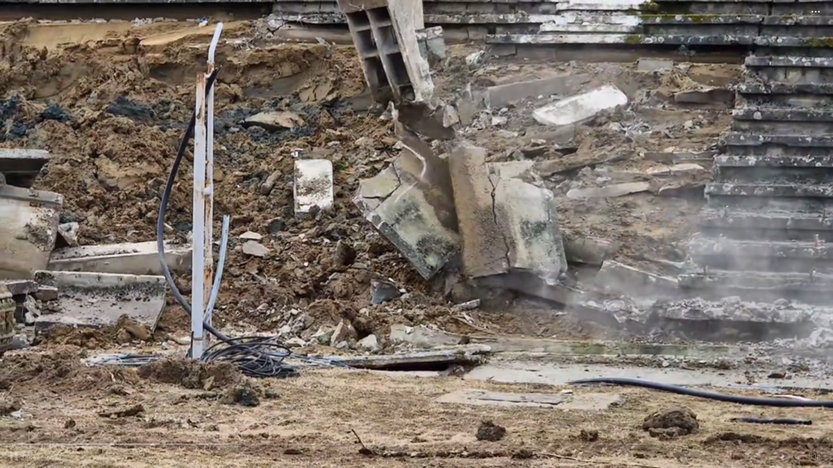 A început demolarea stadionului „Dan Păltinișanu”